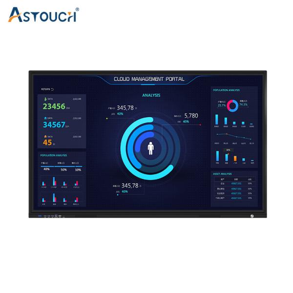 Customized 75 Inch 4K LCD Interactive Flat Panel For Education Business