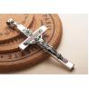 Buy cheap Women's and Men's Gothic Style Sterling Silver Cross Pendant Necklace with Sandalwood(XH038761W-L) from wholesalers