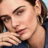 Buy cheap Fashion Gold Color Hoop Earrings Hypoallergenic High Polished Dangle Drop Minimalist Hoops Earrings for Women Girls from wholesalers