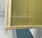 Beekeeping 483*448*159mm Honey Bee Frames With Wax Foundation