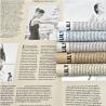 Buy cheap Waterproof Retro English Newspaper Flower Wrapping Paper in 57*57cm Size for Fashion Weekly Girls Series from wholesalers