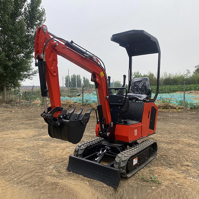 Compact Mini Excavator Machine 8.2KW 1.5 M Max Dumping Height