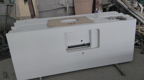 Buy cheap Hotel Vanity Marble Stone Countertops 31" X 22 / 37" X 22 " Common Size from wholesalers
