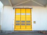 External 8000mm*8000mm High Speed PVC Shutter Door with 2.0mm Stainless Steel