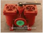 Double Low Pressure Oil Filter AS50-0.40/0.22 Cb/T425-94 Duplex Low Pressure Oil
