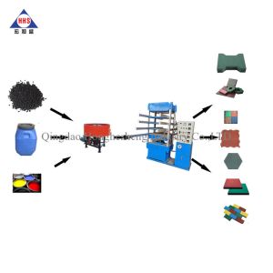 50T Rubber Tile Vulcanizer Machine