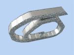 15-20mm Drag Chain Cable Carrier For Transport / Construction Machinery