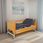 Patients Brown Residential Hospital Bed Multifunctional With Back Lifting