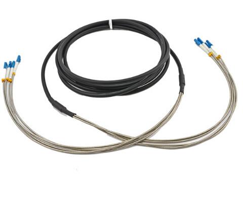 Buy cheap Armored Fiber Optic Cable Single Mode/ 4F Outdoor Multimode / Outdoor Fiber Optic Cable from wholesalers