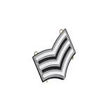 Zinc Alloy Flag Custom Metal Logo Badges CMYK Printing