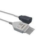 Fixed Snap 10 Lead ECG Cable Stable , 15 Pins EKG Machine Cable