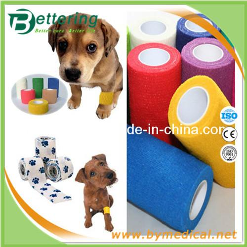 Buy cheap Non woven Veterinary Bandage Pet bandage wrap cohesive elastic bandage from wholesalers