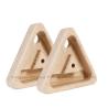 Buy cheap Wood Climbing Training Gear Portable Hangboard Climbing Fingerboard Triangle Wooden Climbing Training Boards from wholesalers