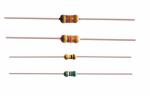 Yellow 10 ohm 1W 5% Carbon Film Resistor For PCB , Carbon Film Fixed Resistors