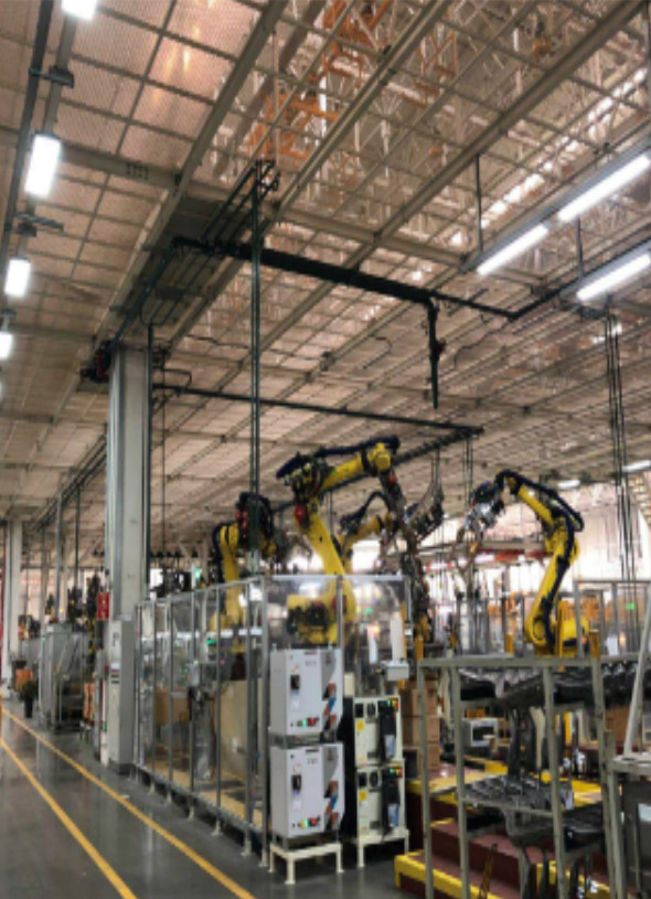 High-End And Pure Electric Light Truck Construction Project UBS01 Station Of Wide Body Welding Line