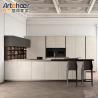 Buy cheap Base Cabinets Kitchen Cabinet Set with Italian Style Island and Quartz Stone Table Top from wholesalers