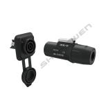 Industrial Male And Female Power Connector Waterproof Ip65 Outdoor