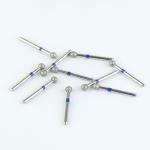 1.60mm Diameter Teeth Cutting Bur Fg Diamond Burs BR Series Ball Round Head