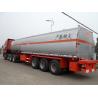 Buy cheap 45000 Liters 3 Axle Fuel Delivery Tank Truck , Oil Tanker Truck Carbon Steel from wholesalers
