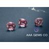 Buy cheap 0.2 CT Pink Moissanite Loose Stones In Size 3.25 MM Round Shape from wholesalers