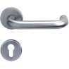 Buy cheap Euro Style 316 Stainless Steel Door Handles Tube Lever Type For Wooden Metal Door from wholesalers