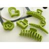 Buy cheap Summer mint green flower heart resin grasping hair clipper accessories cross hollow hair clip hair long shark clip from wholesalers