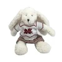 Buy cheap OAINI Fluffy Baby Toy Plush Bunny Toy Soft Fabric PP Cotton Stuffed Animal Toy from wholesalers