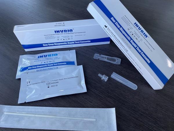 Buy cheap One Step Covid 19 Ag Rapid Antigen Test Home Kit Saliva Antigen Rapid Test Cassette from wholesalers