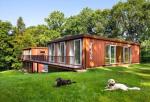 Well - Equipped Custom Built Shipping Containers Red Color For Holiday Travel