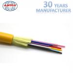 Indoor Distribution Fiber Optic Accessories GJFJV Fiber Optic Cable LSZH Yellow
