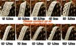 Vintage Crochet Lace trim with Pom Poms cotton lace fabric trimming for costume