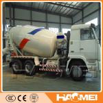 diagram of concrete cement mixer truck