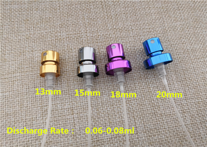 Purple Color PP Perfume Pump Sprayer Aluminium Material Eco Friendly
