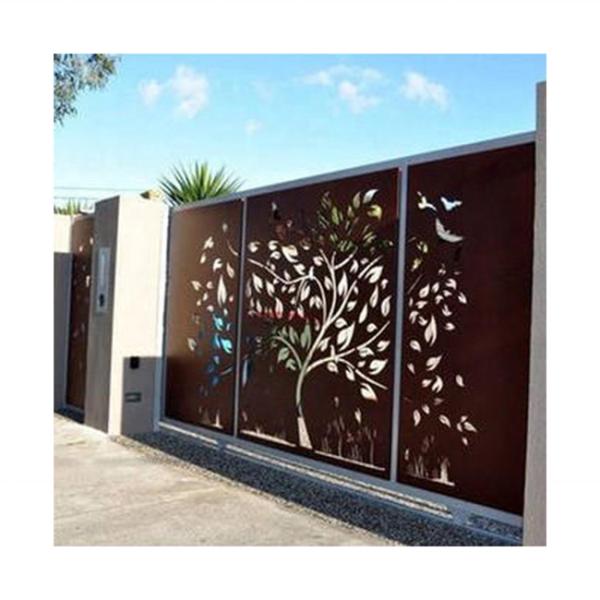 Buy cheap Custom stainless steel outdoor partition privacy garden screen from wholesalers