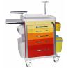 Buy cheap Red Dispensing Anesthesia Cart Aluminum Steel ABS Material from wholesalers