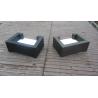 Buy cheap Patio Resin Wicker Pet Bed , UV Resistant PE Rattan Pet Sofa from wholesalers