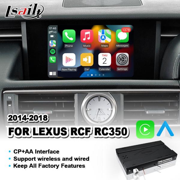 Buy cheap Wireless Android Auto Carplay Interface for Lexus RC 350 300h 200t 300 AWD F Sport 2014-2018 from wholesalers