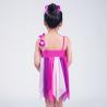 Buy cheap Three Tier Color Modern Dance Costumes / Lyrical Dance Wear Floral Band Across Bodice from wholesalers