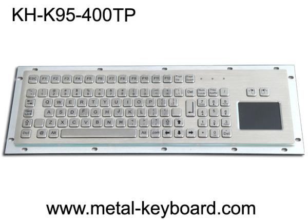 Buy cheap 95 Keys Metal Industrial Keyboard Layout Customizable 30mA Waterproof from wholesalers