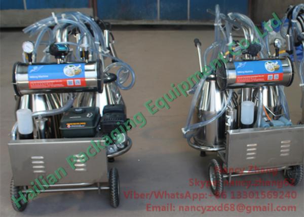 Buy cheap Small Dairy Farm Machinery Cow Mobile Milking Machine Automatic Milking from wholesalers