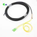Outdoor 2F 4F Fiber Optic Patch Cables SC Armored Waterproof Pigtail
