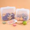 Buy cheap Stand Up Platinum Food Grade Silicone Reusable Storage Bag Leakproof Dishwasher Safe Silicone Lunch Box StorageContainer from wholesalers