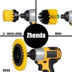Electric 3Pack Scrubber Cleaning Brush With PP Filament