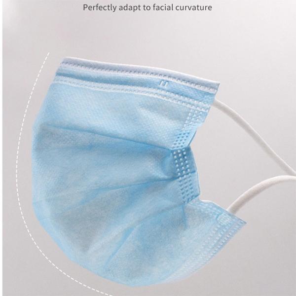 Buy cheap CE / FDA 4 Ply Disposable Earloop Face Mask from wholesalers