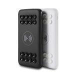 ABS 10000mAh Polymer Battery Dual USB Wireless Charger Sticker Power Bank
