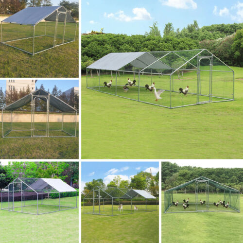Outdoor Heavy Duty 6x3x2m Dog Run Chicken Coop