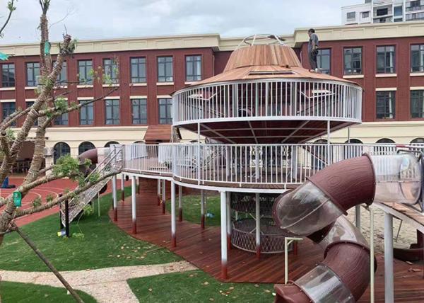 Plastic Slide Outdoor Playground Equipment Kindergarten Preschool Play