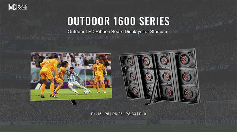 10mm Waterproof SMD LED Display Screen For Soccer Football Stadium 6500cd/sqm