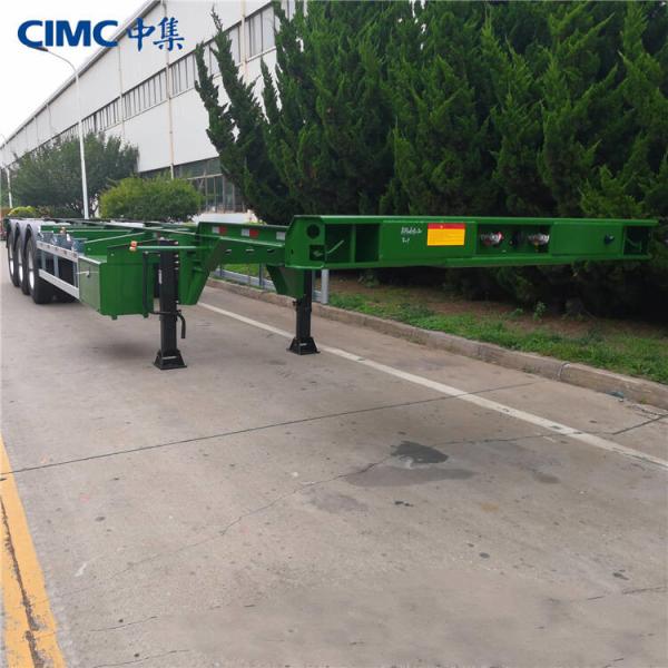 Buy cheap Tri Axle Chassis CIMC 40ft Container Transport Trailer from wholesalers