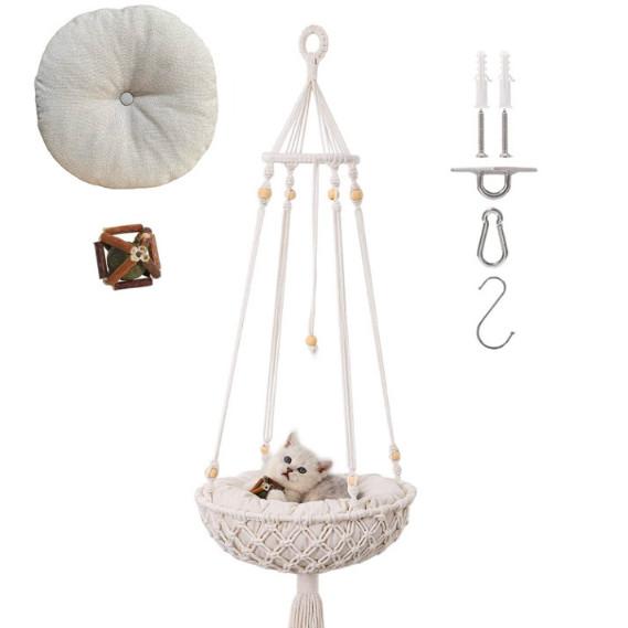 Buy cheap Cat Hammock Macrame Cat Basket Bed For Cats from wholesalers
